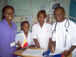 Nurses in Kenya