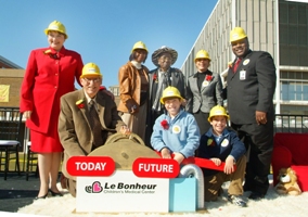 Speakers Gather to celebrate the demolition of MMHI.