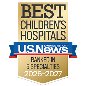 U.S. News and World Report Best Children's Hospital 2026-2027