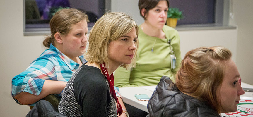 Moms at the Mom Support Group at Le Bonheur Children's Hospital